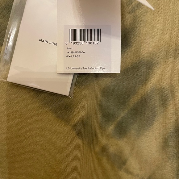 John Elliott Long Sleeve University Tee Reflection Dye Muir - Picture 3 of 3